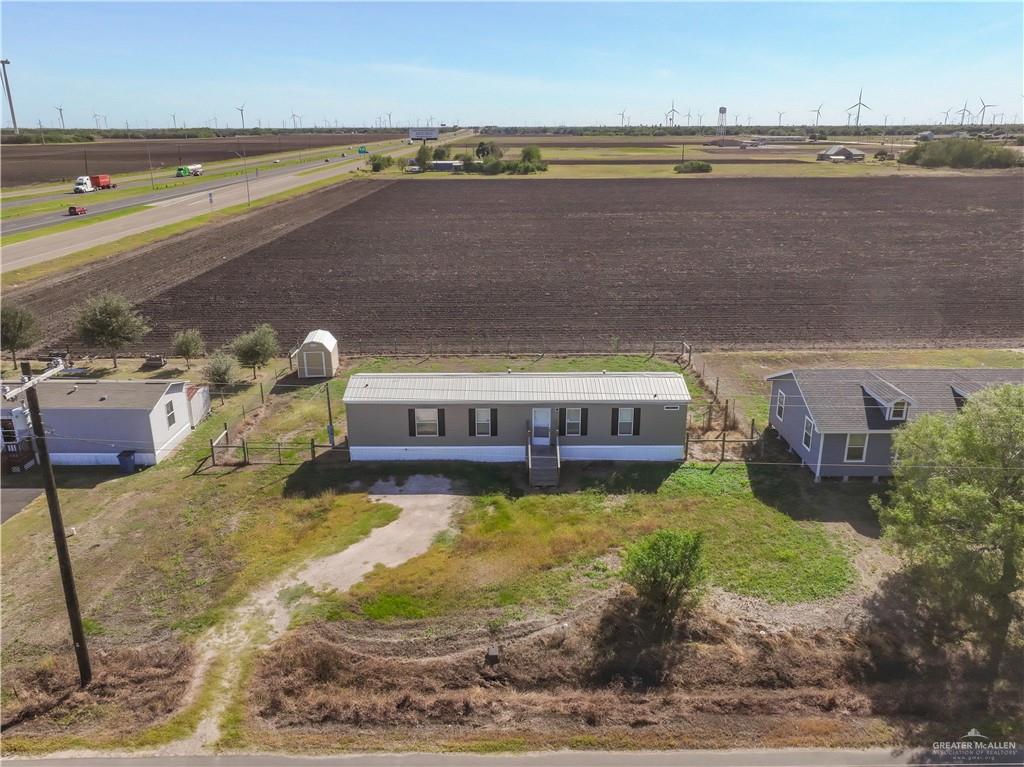 Bird's eye view with a rural view