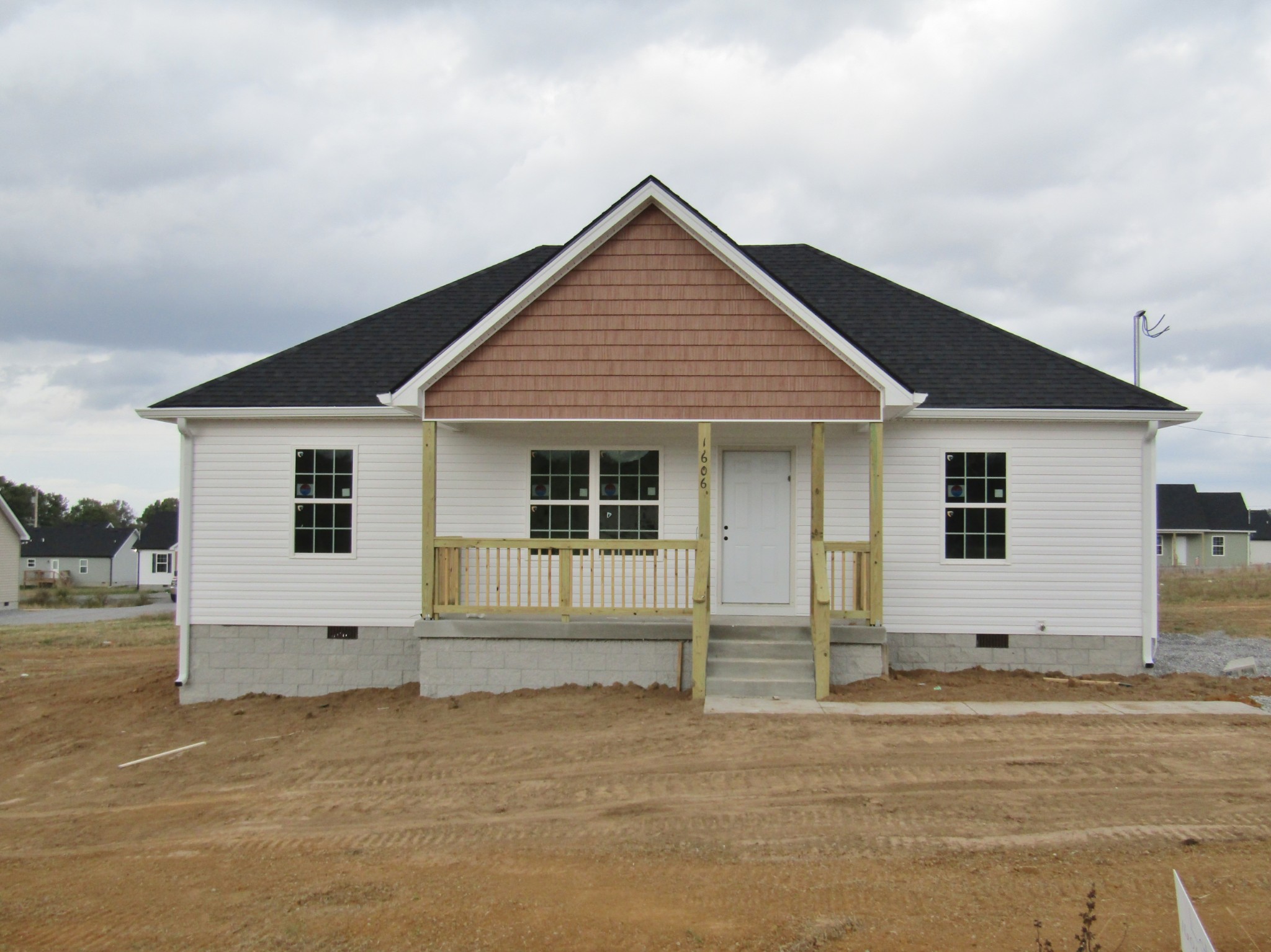 front view of house with a yard