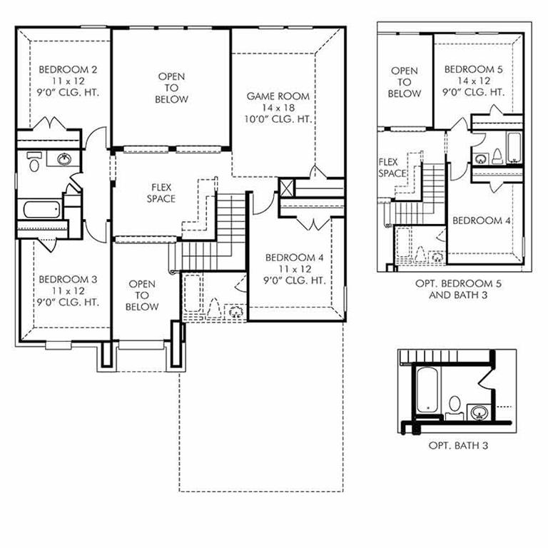 blueprint for houses no garage