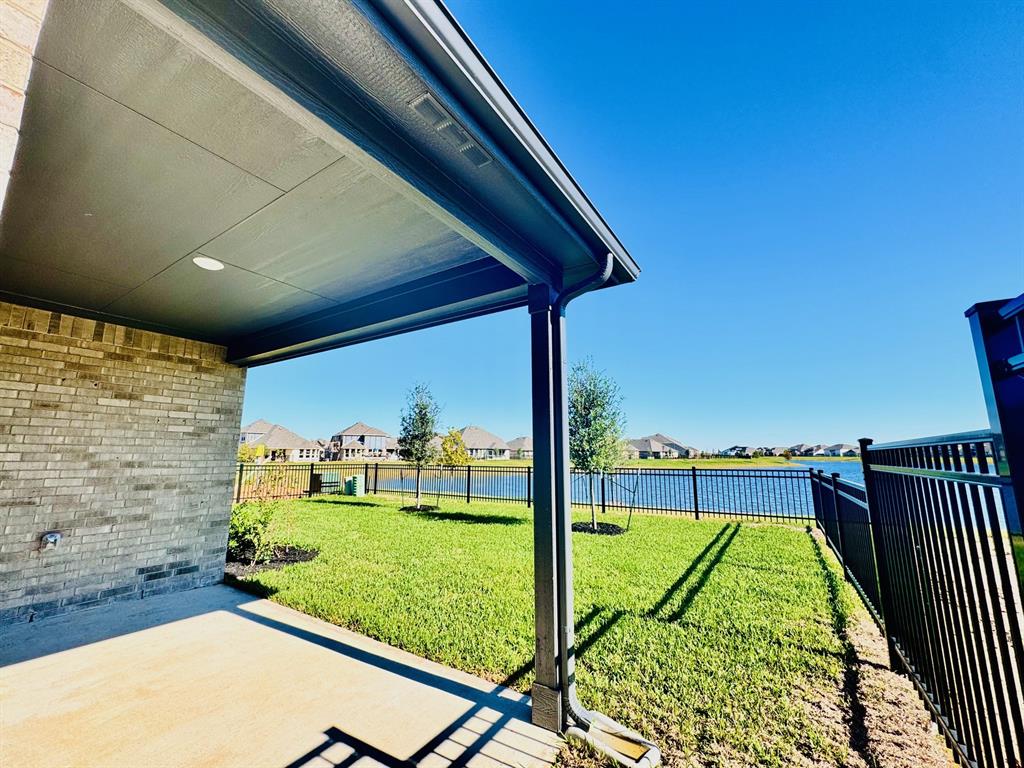 Lake View from Patio of Backyard