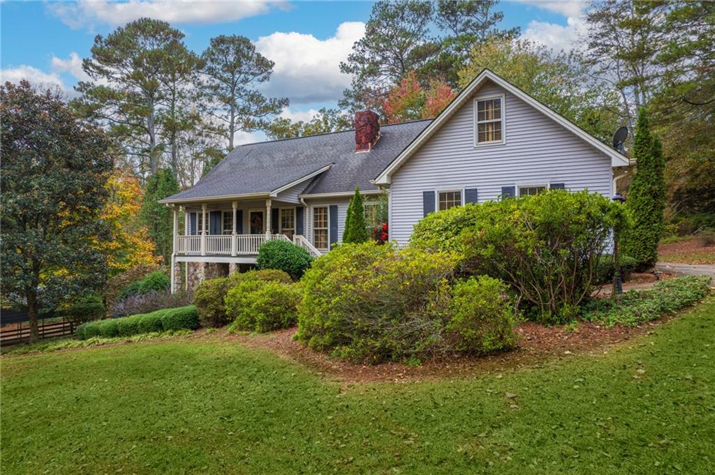 a house that has a lot of plants in it