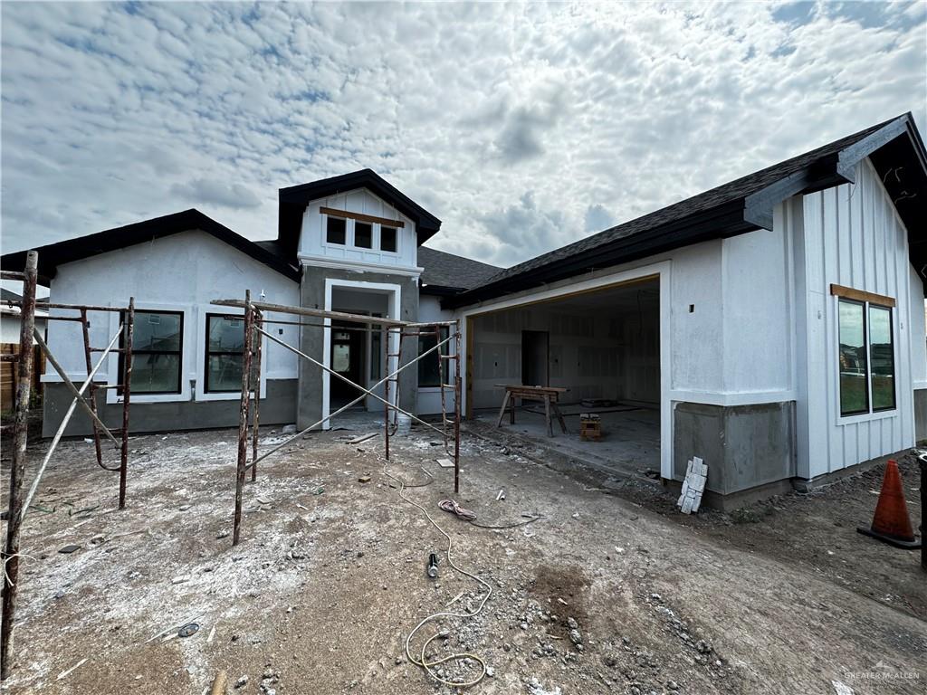 a house with yard in front of it