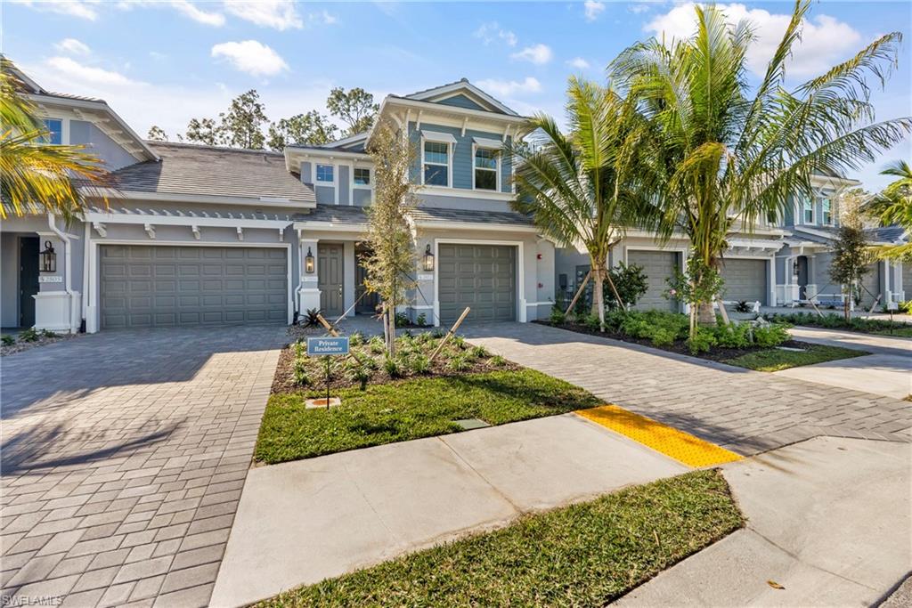 a front view of a house with entertaining space