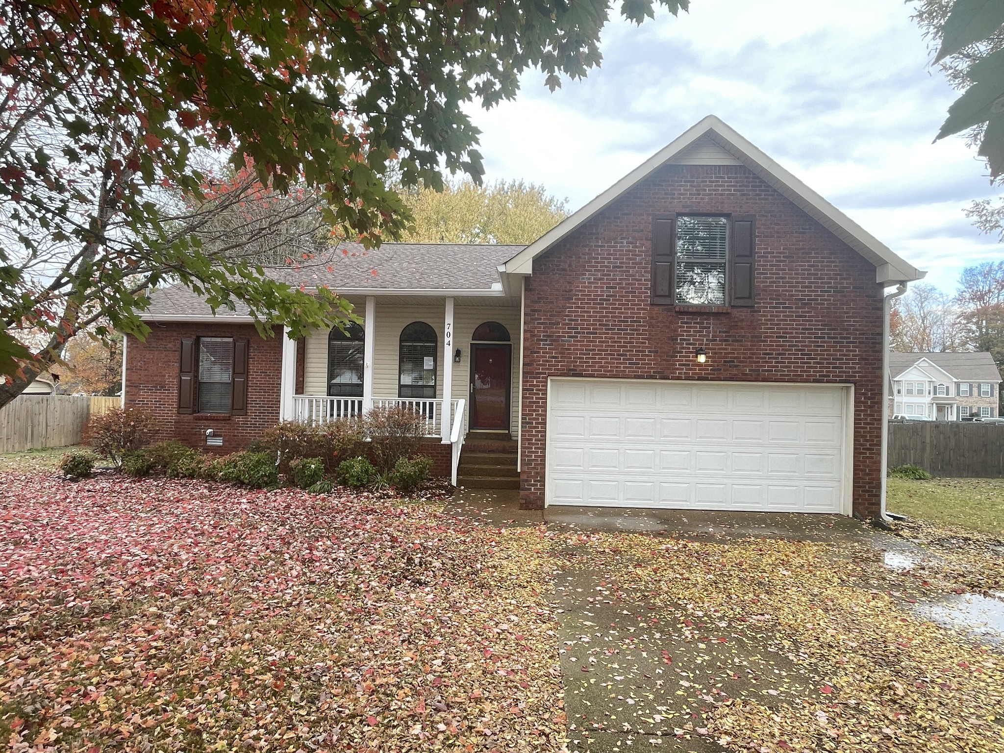 a front view of house with yard