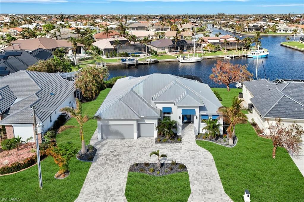 Drone / aerial view featuring a water view.