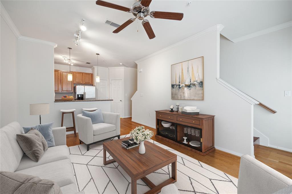 Presenting Unit 1212 at Piney Point Place Condos- this 1 bedroom, 1/1 bath with private 1 car garage is well maintained with many upgrades. (virtually staged)