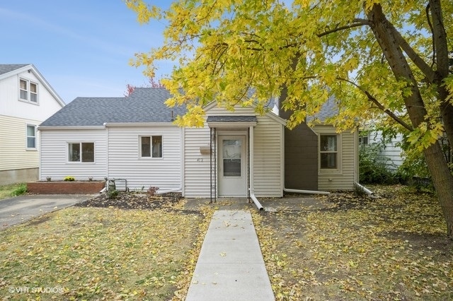 a front view of house with yard