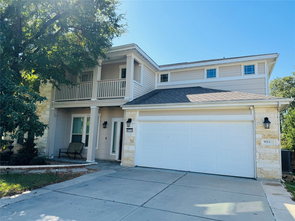 a view of a house with a outdoor space