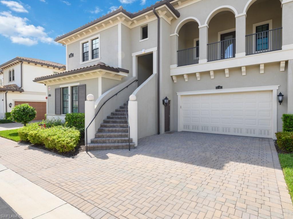 View of front of house featuring a 2 car garage