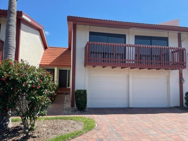 a view of front door of house