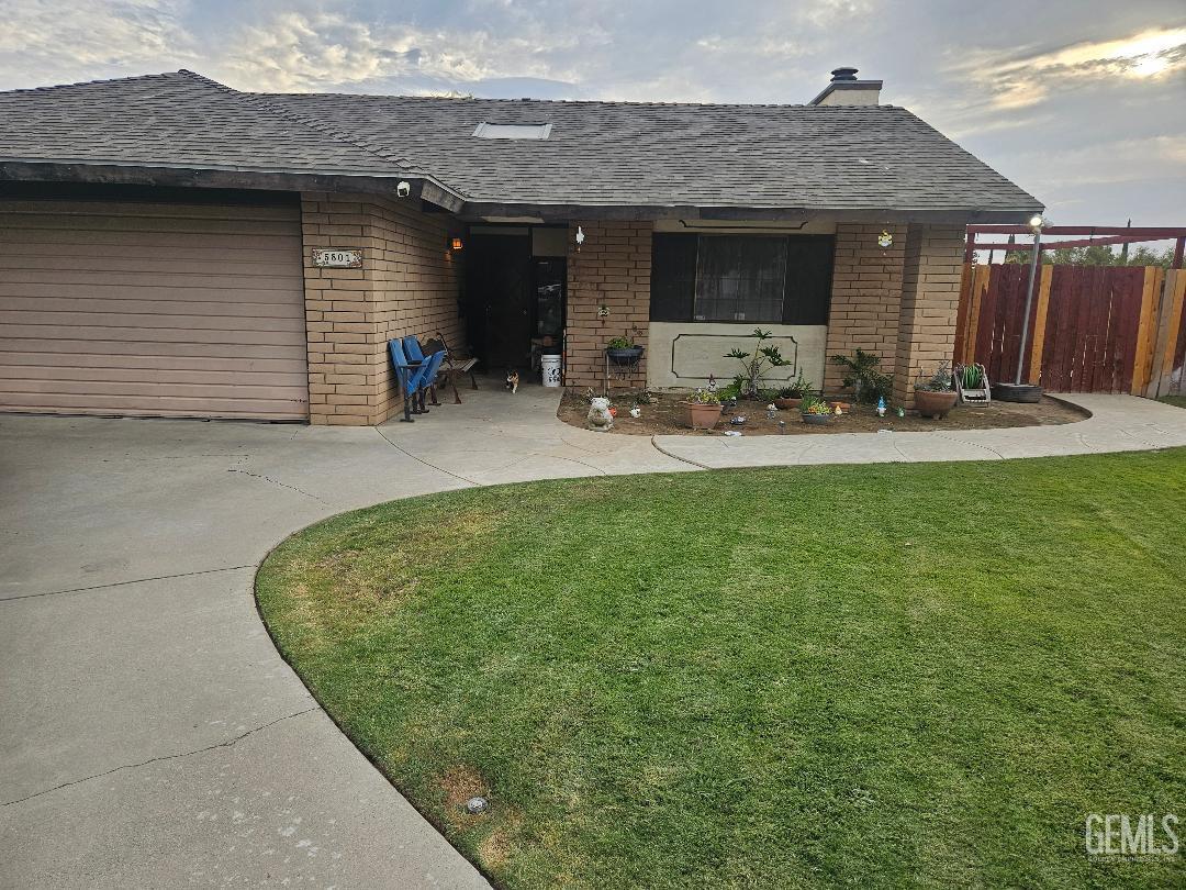 a view of a house with patio