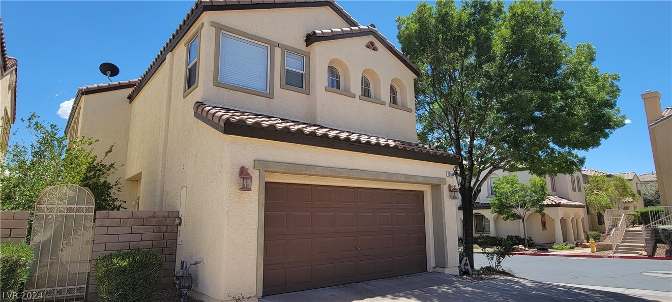 Private driveway garage enterance