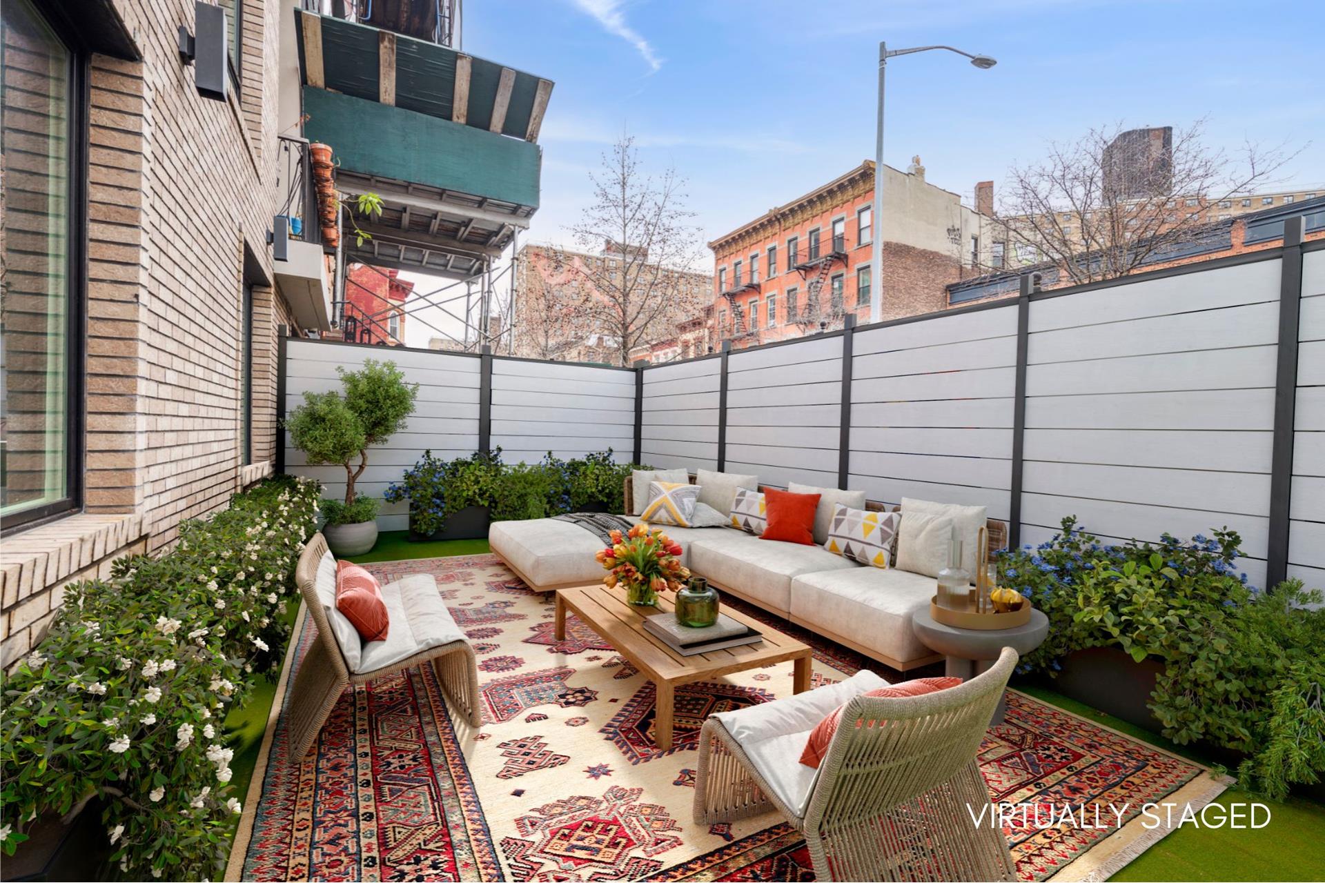 a outdoor space with patio