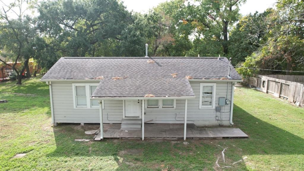 a aerial view of a house