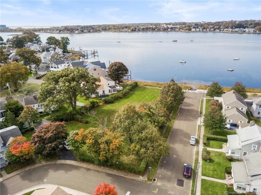 a view of a lake and outdoor space