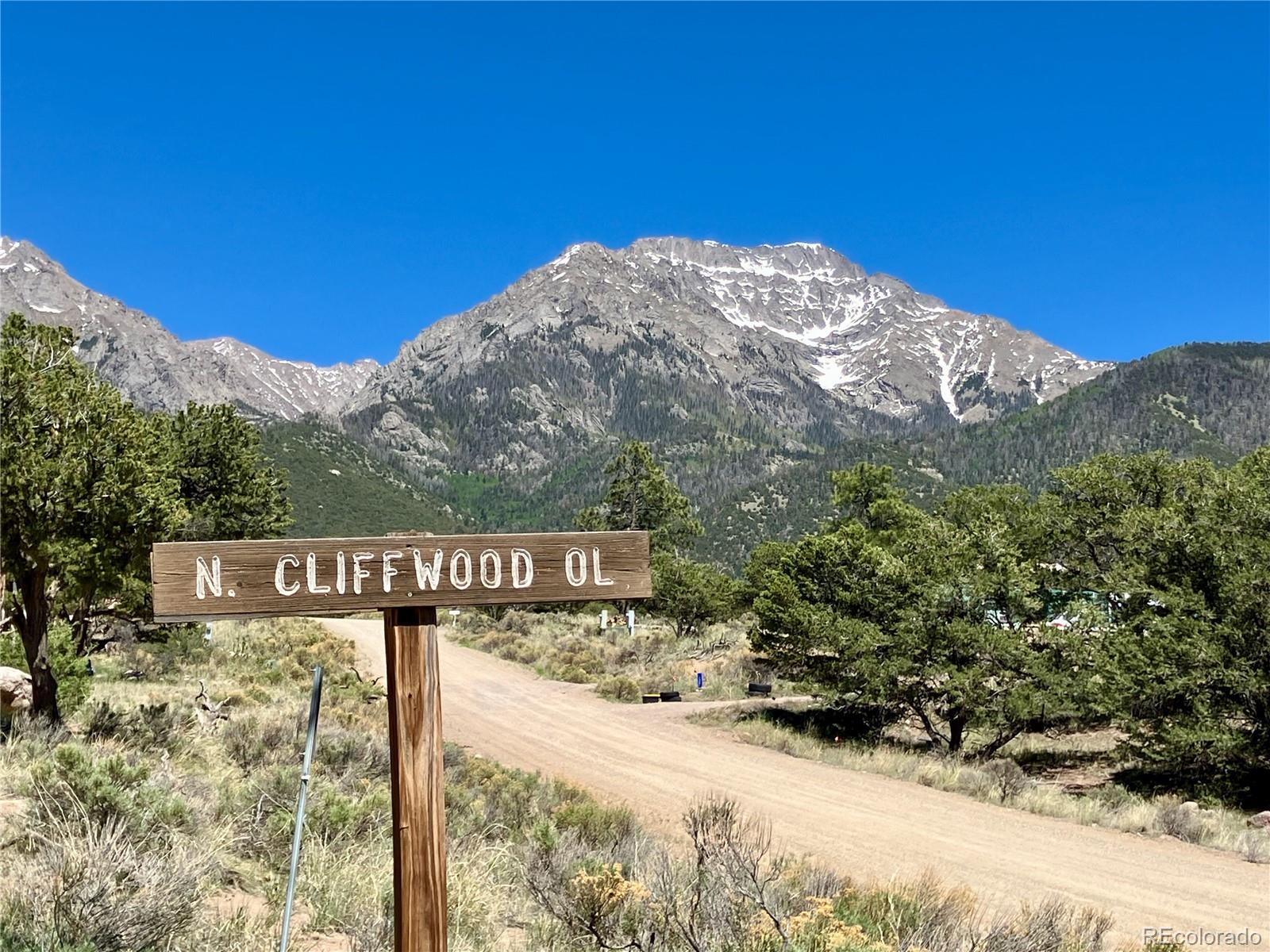 a view of street sign