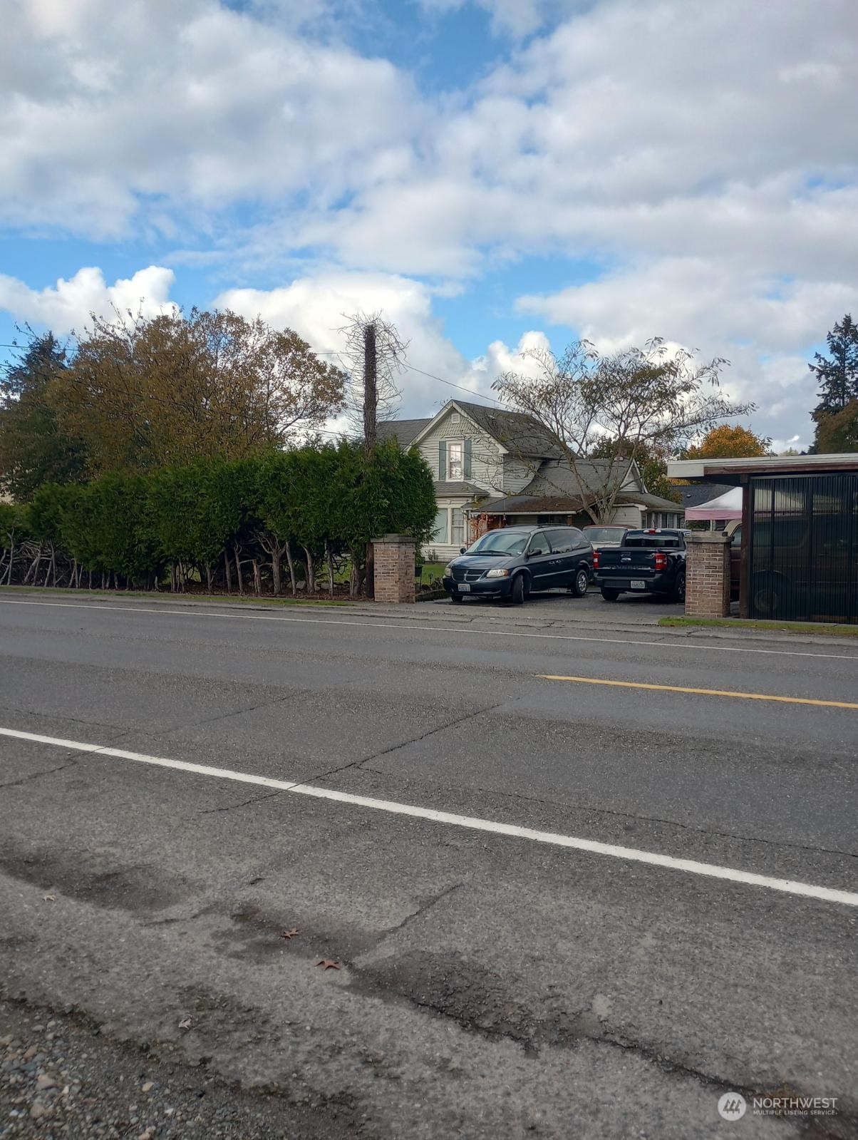 a view of a street