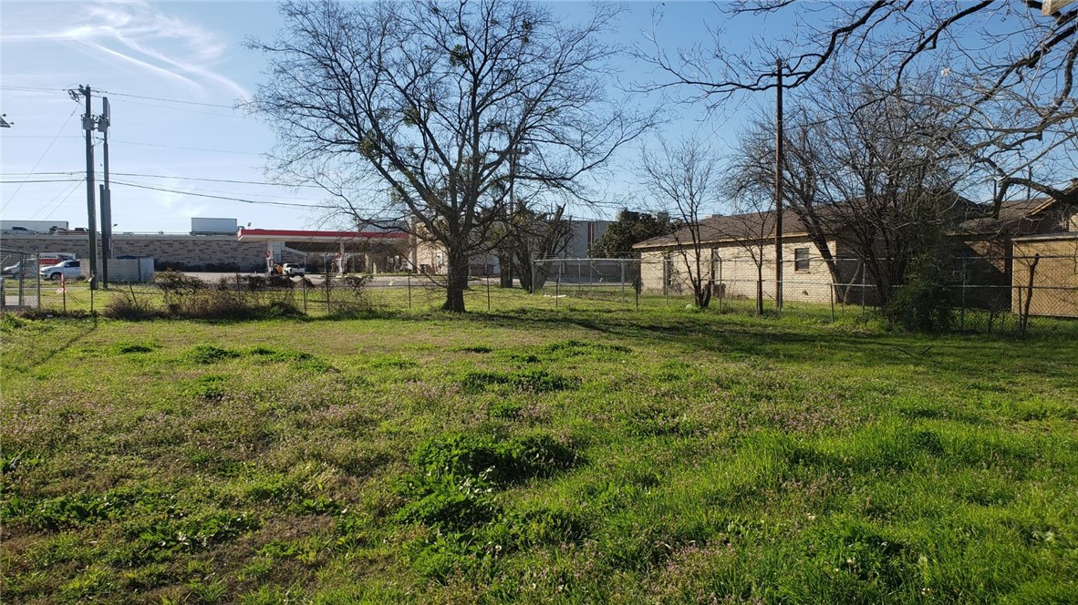 a view of a yard with of house