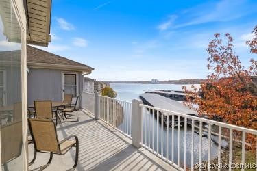 Deck view of lake