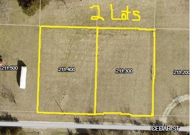 3/4 of an acre with lots of room to build.