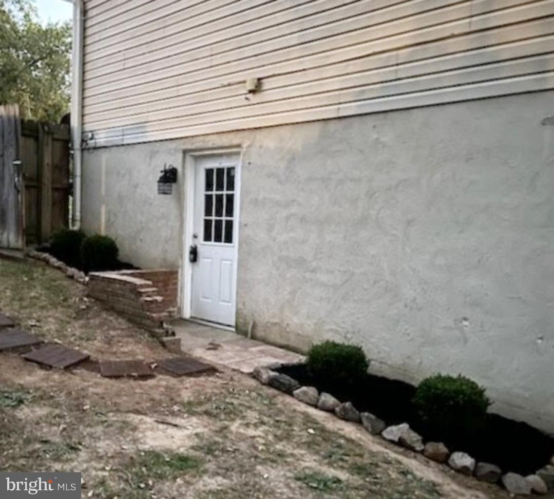 a backyard of a house