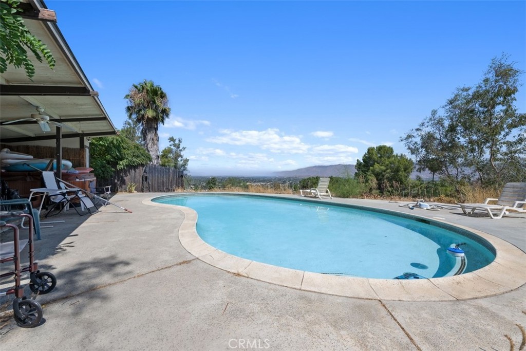 a view of outdoor space yard and swimming pool