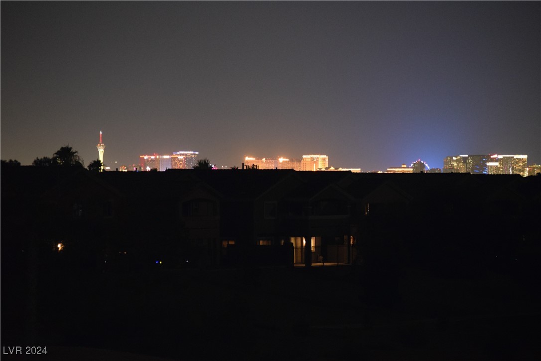 Night view of the Strip
