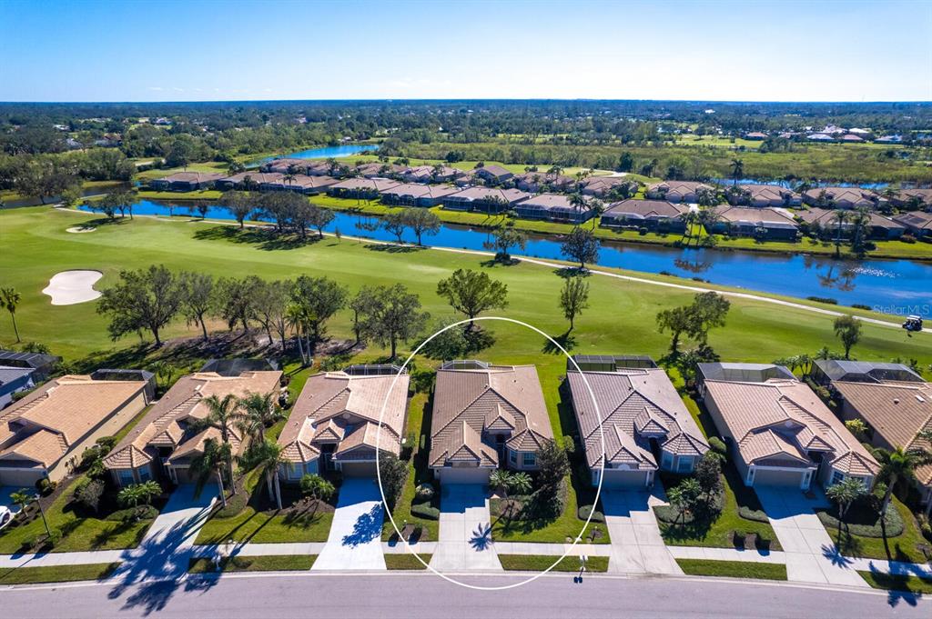 Aerial of 4451 Legacy Ct  w/ stunning views