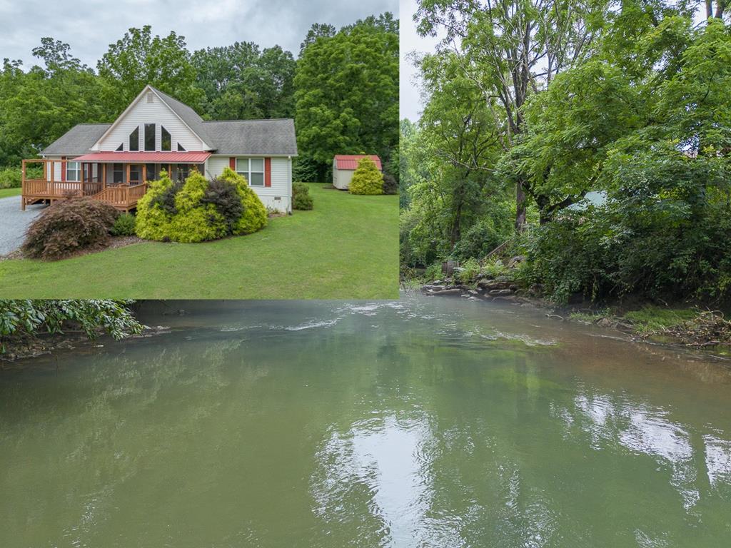 a aerial view of a house