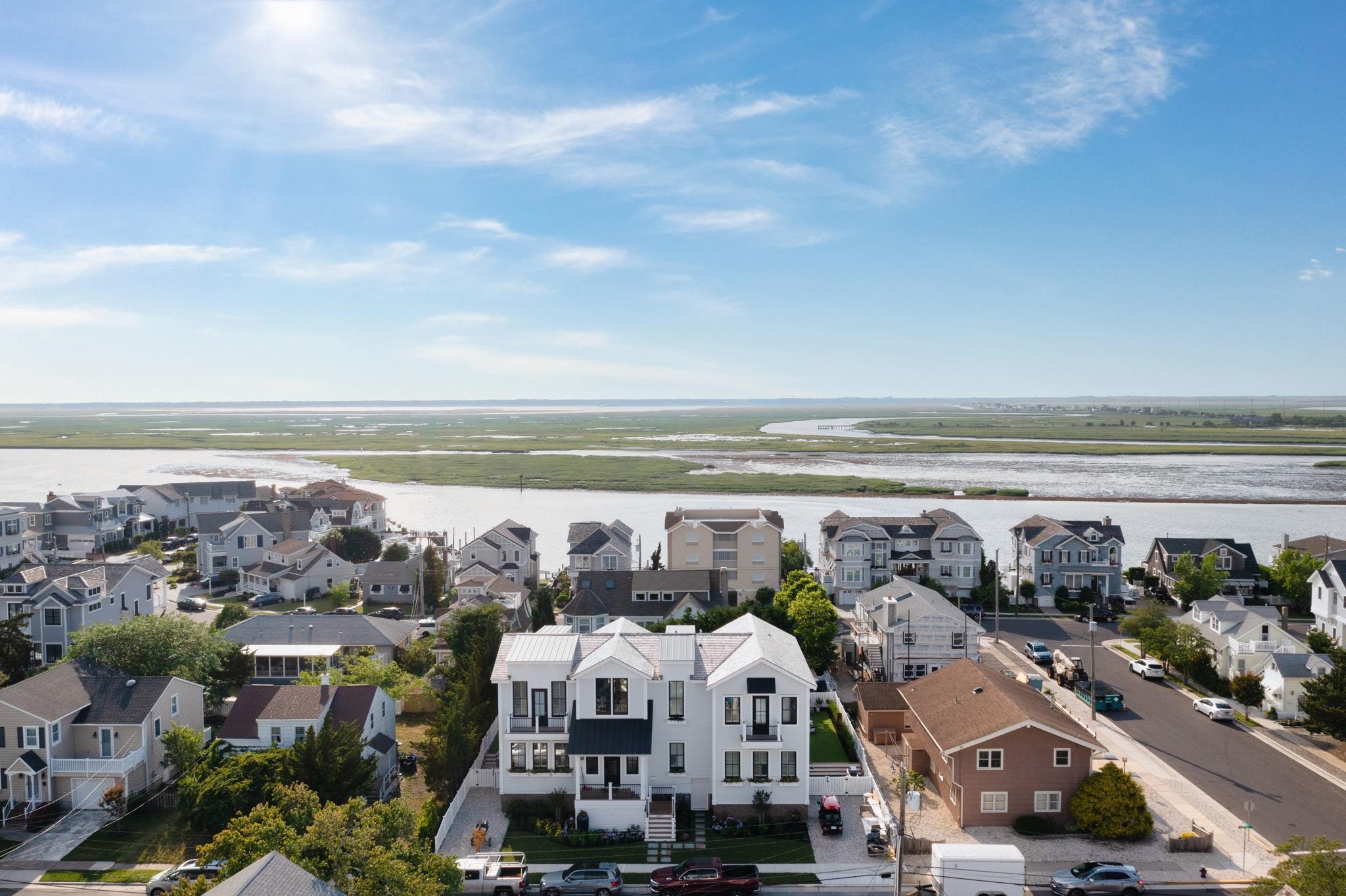 a view of city and ocean