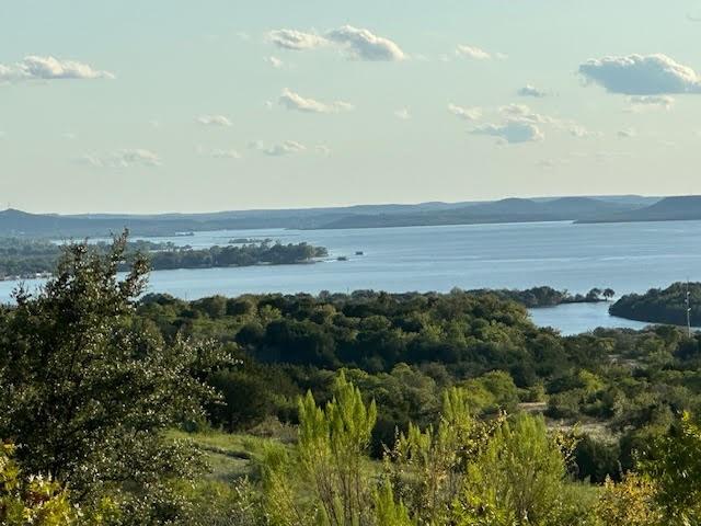 a view of mountain with lake view