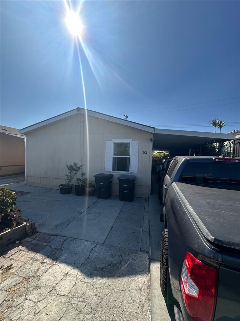 a view of car garage