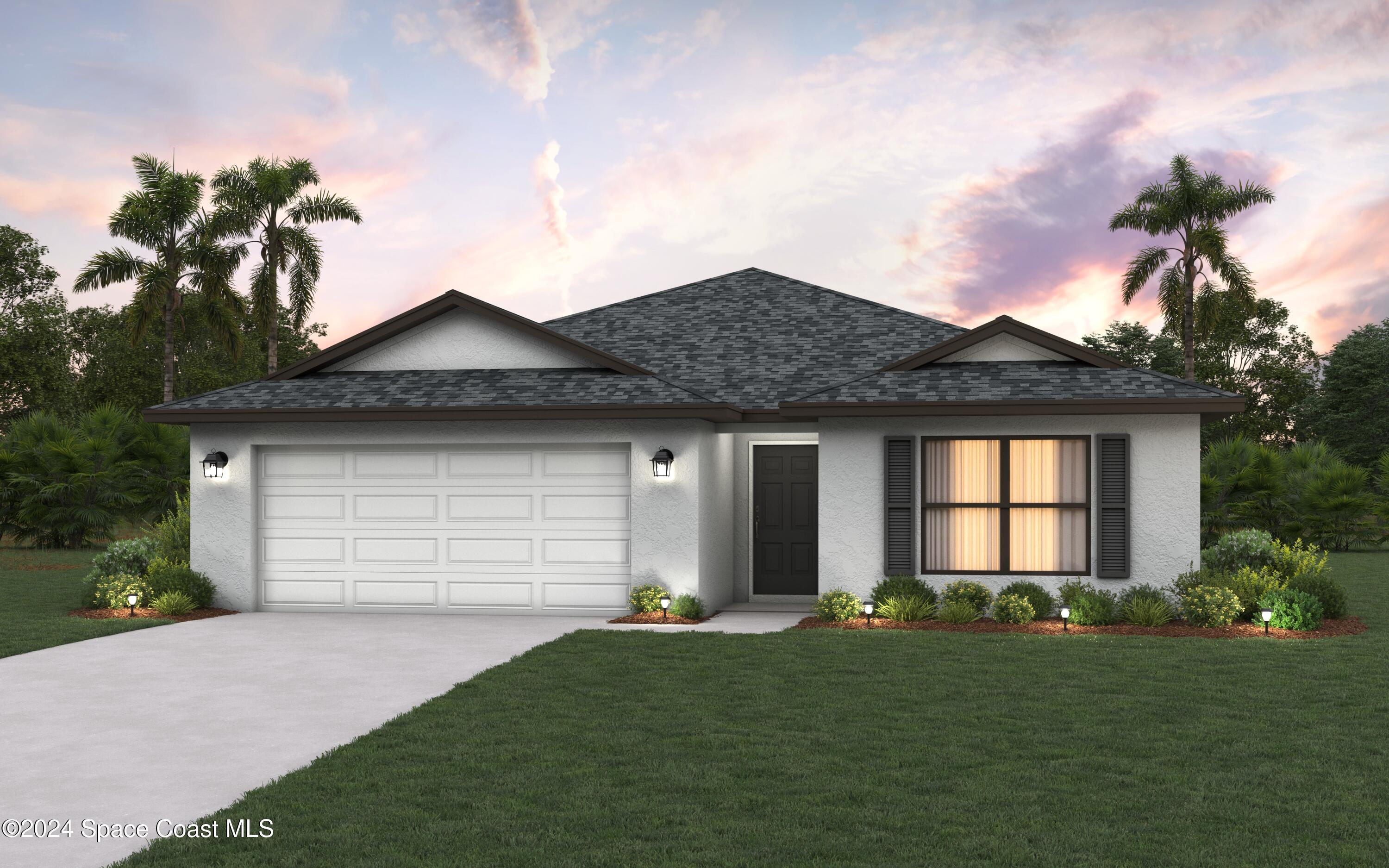 Palm Elevation Rendering