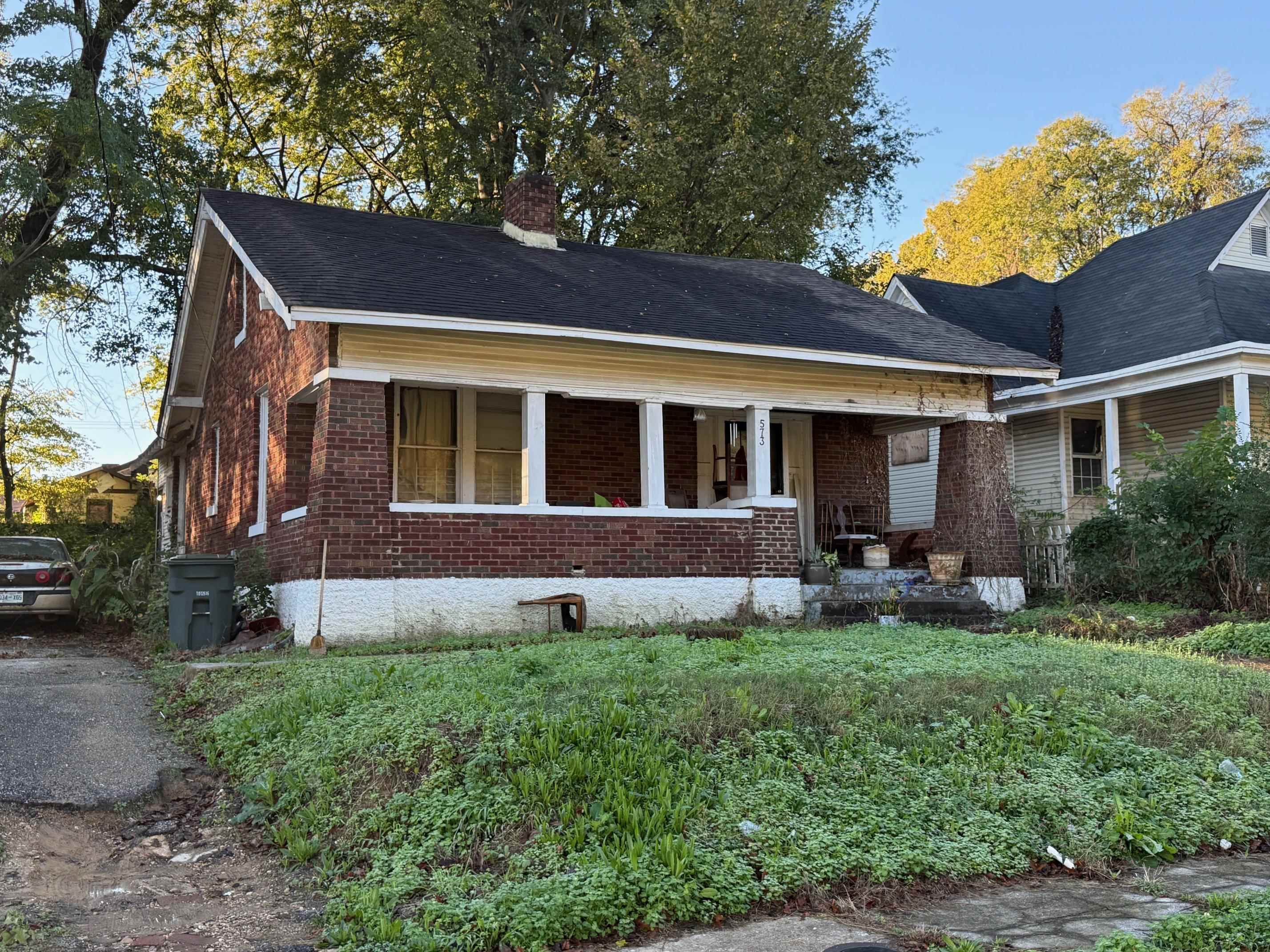 View of front of home with a porch