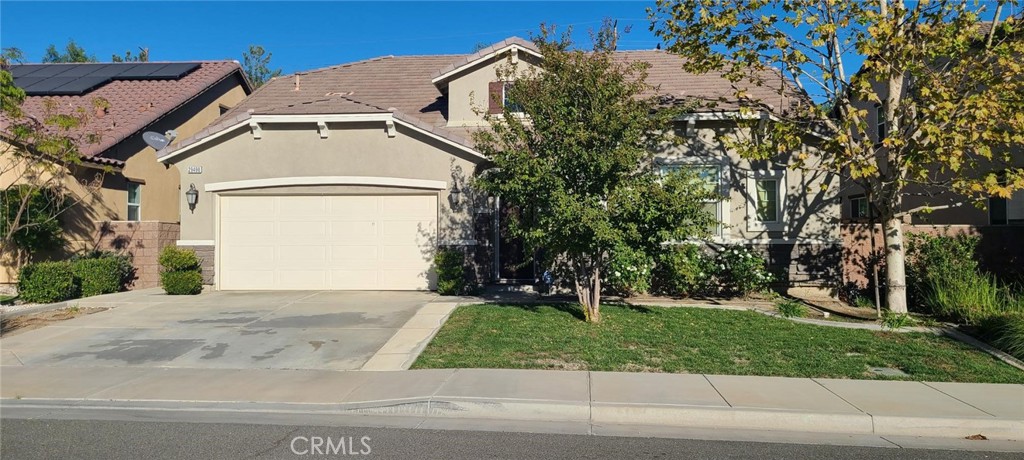 front view of house with a yard