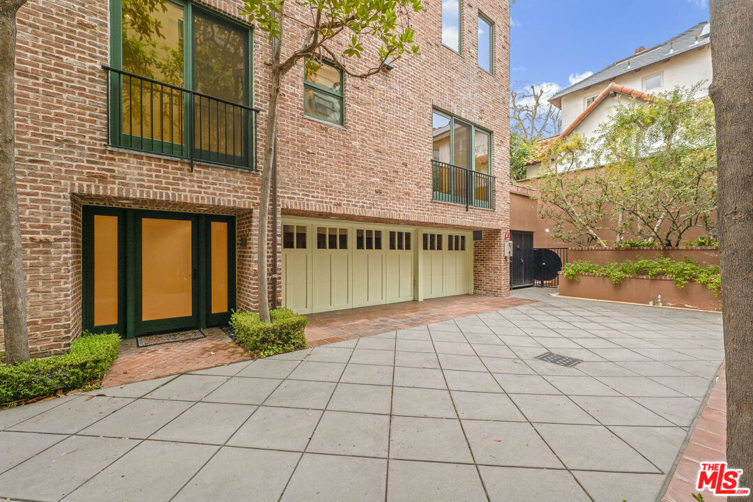 a view of a building with a outdoor space