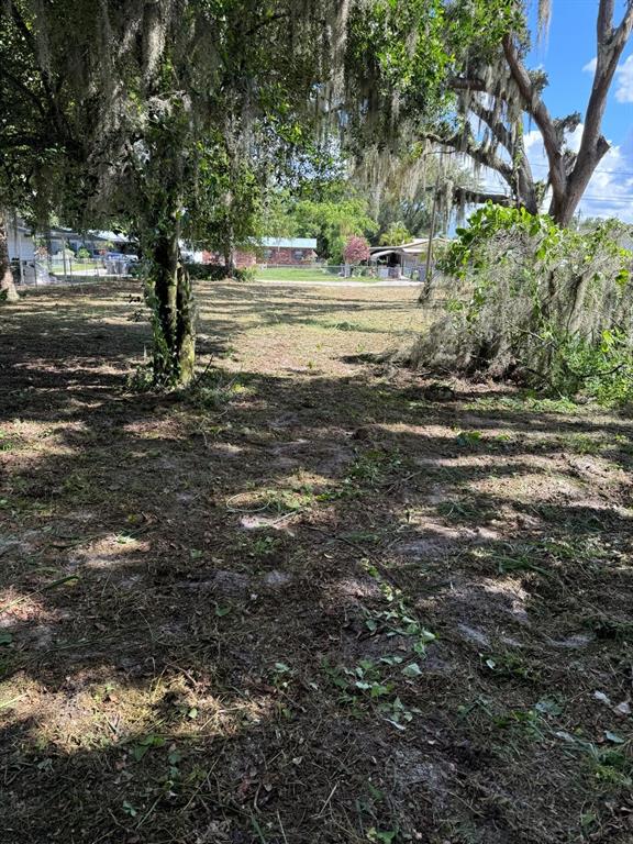 a view of dirt yard