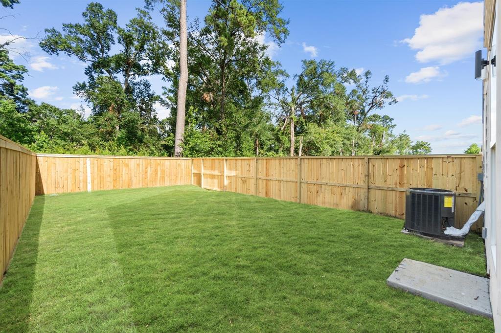 Ample backyard space,