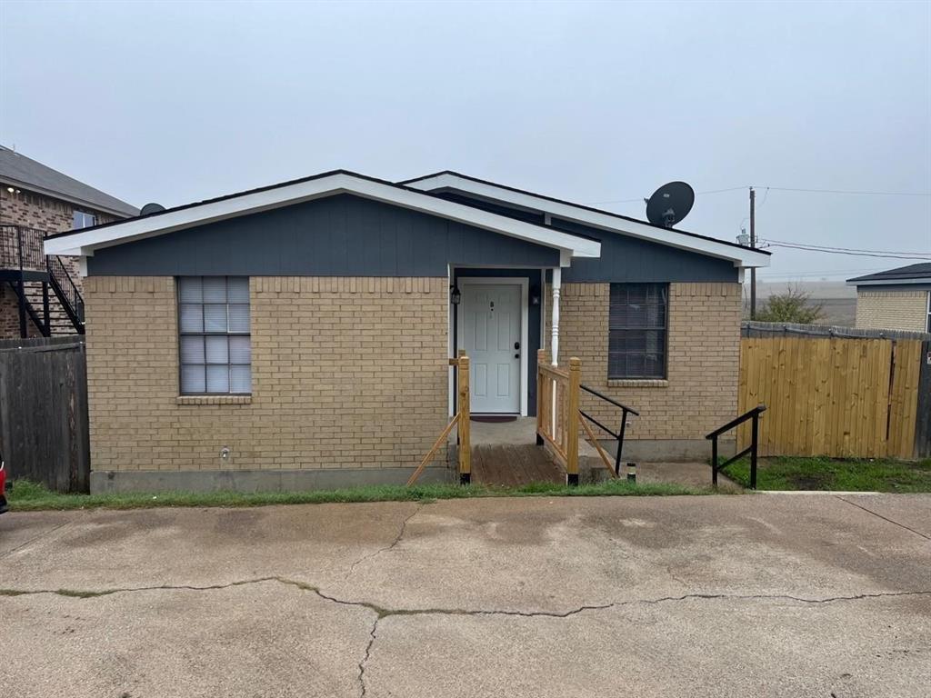 a view of front of house with garage