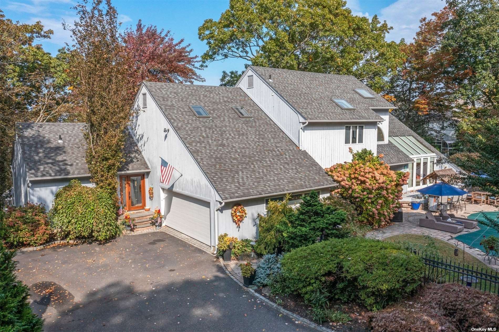 Spectacular One Of A Kind Location On A Private Flag Lot For This Breathtaking Contractor's Own Home With Direct Access To A Private Long Island Sound Beach