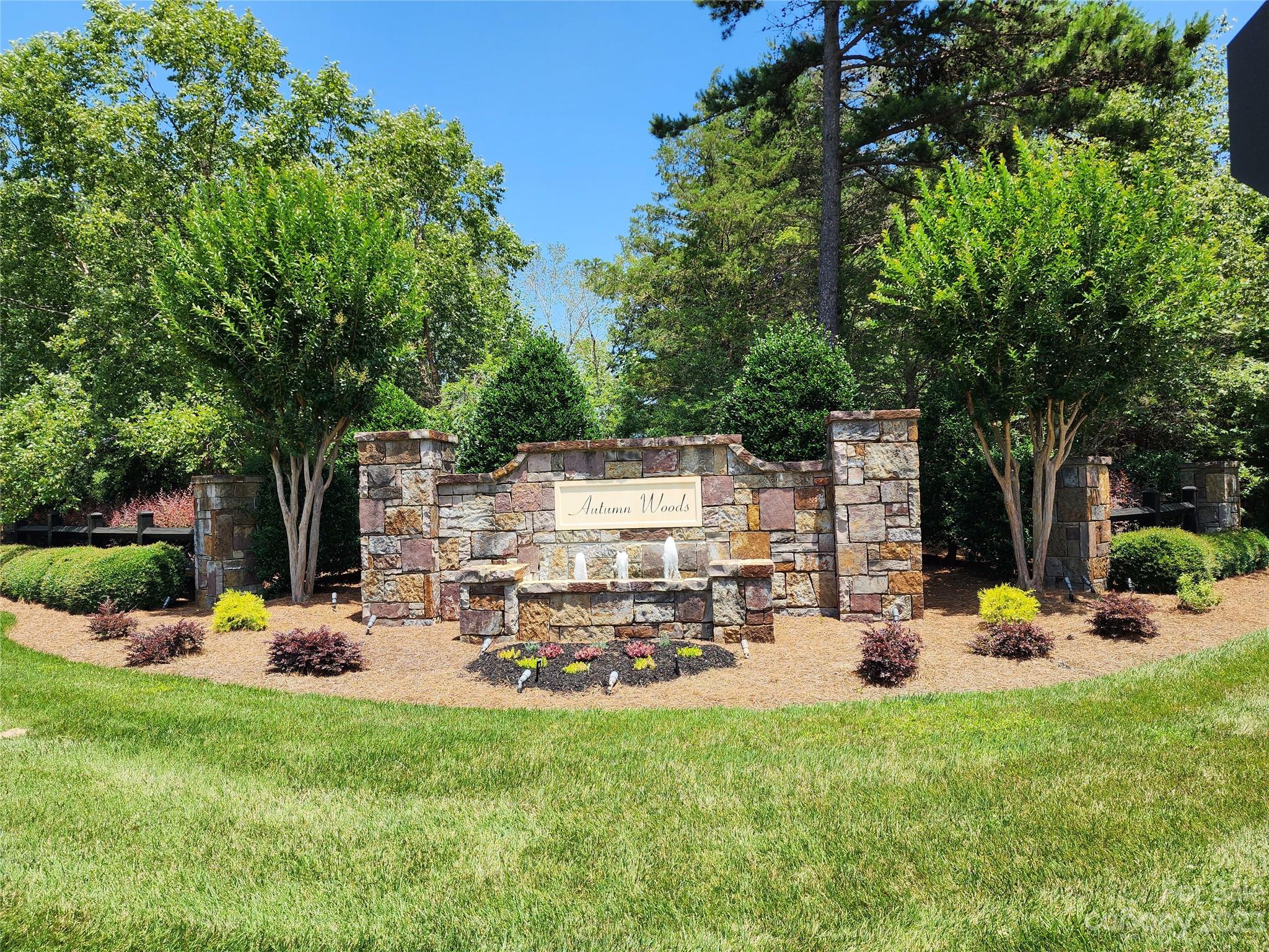 a view of a house with backyard and a tree