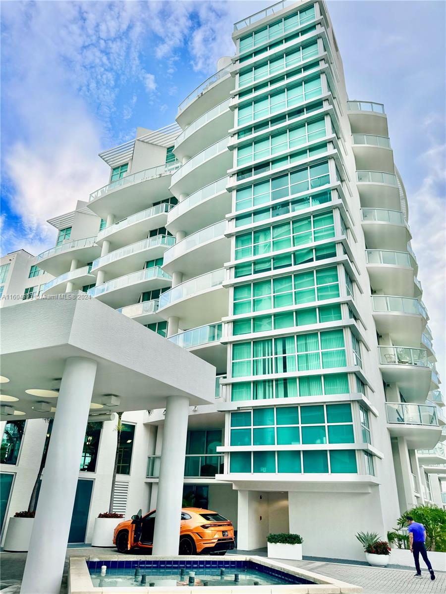 a outdoor view of building and with windows