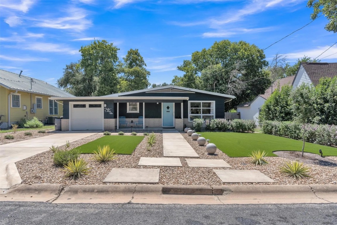 front view of house with a yard