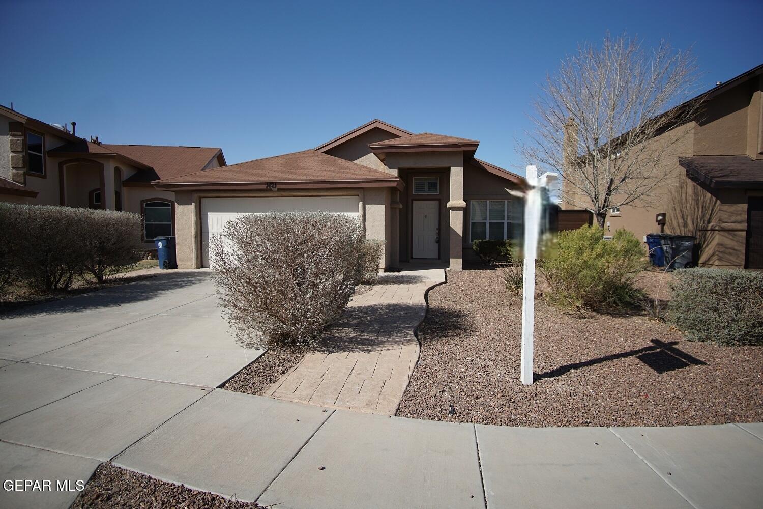 a view of a house with a outdoor space