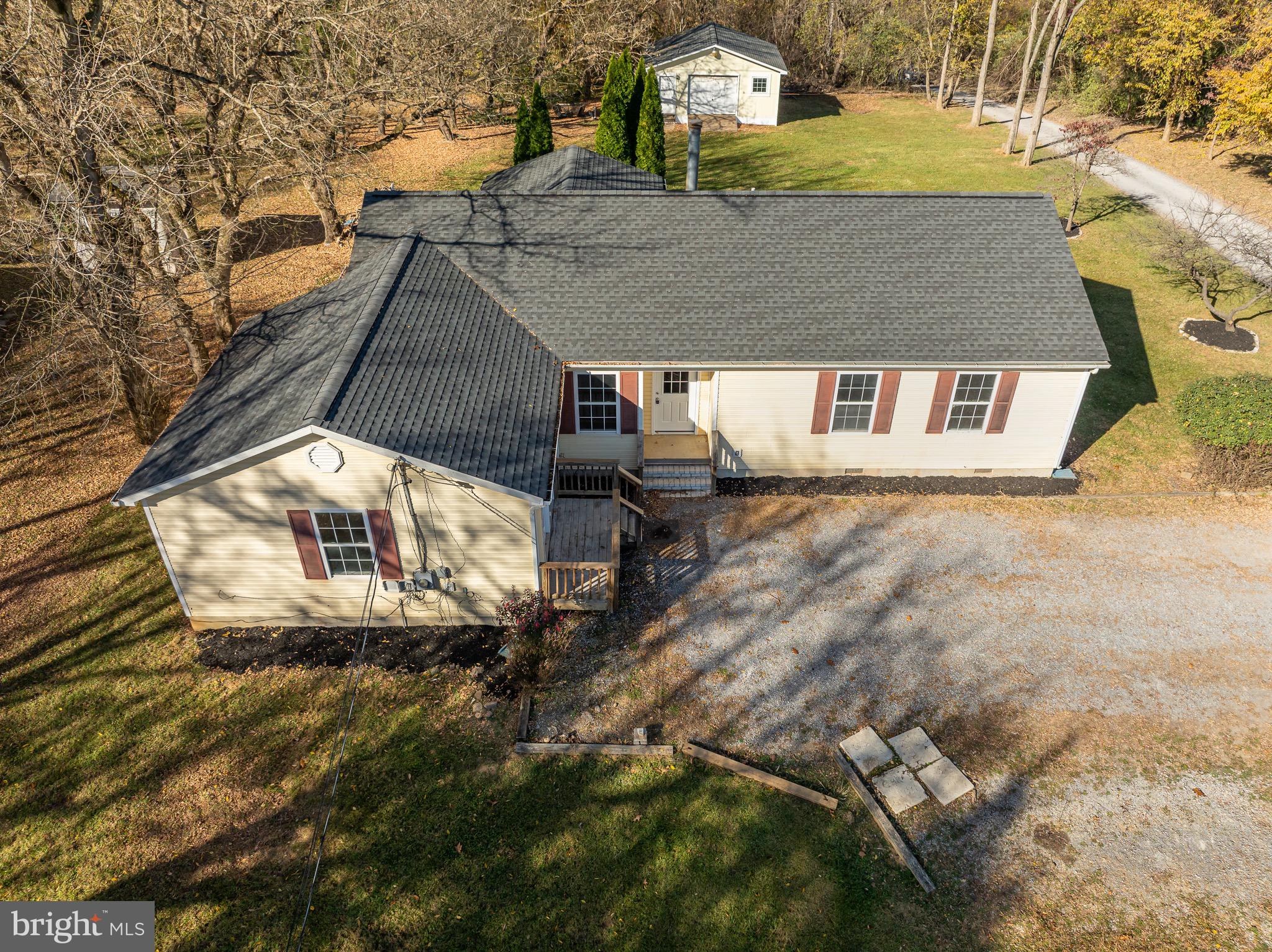 a view of outdoor space and yard