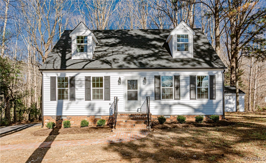 View of new england style home