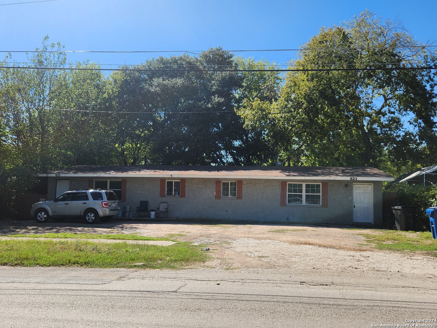 a view of a house with a swimming pool