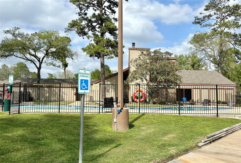 The Entry Door faces the community pool.  Summer is HERE!