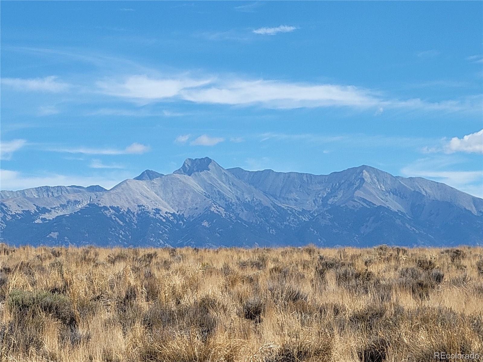 a view of an outdoor space with mountain view