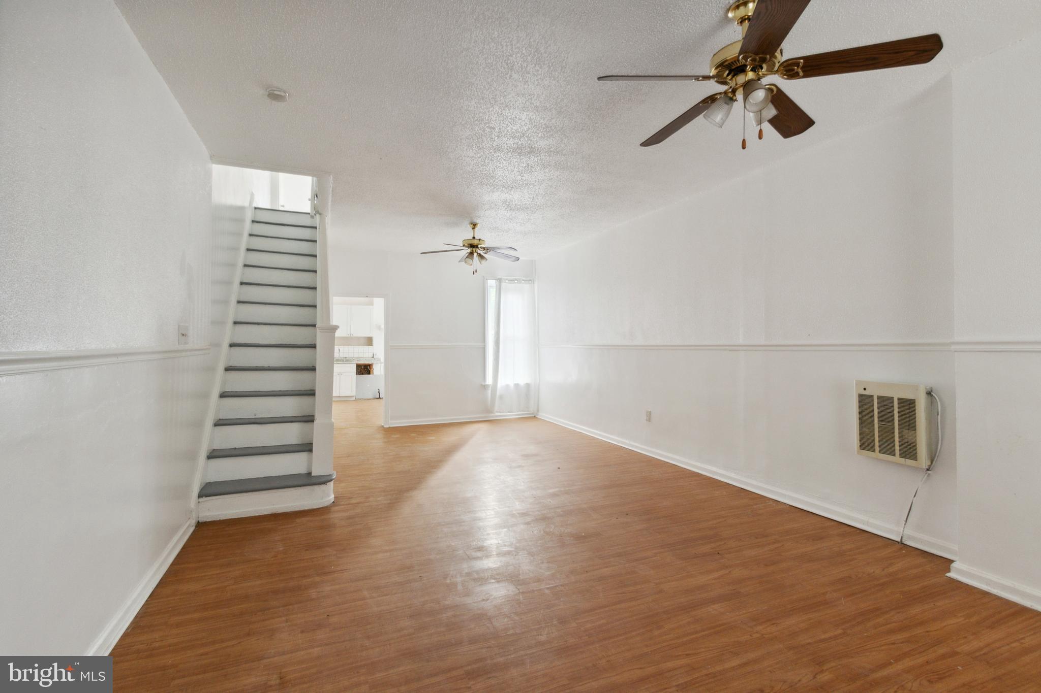 wooden floor in an empty room